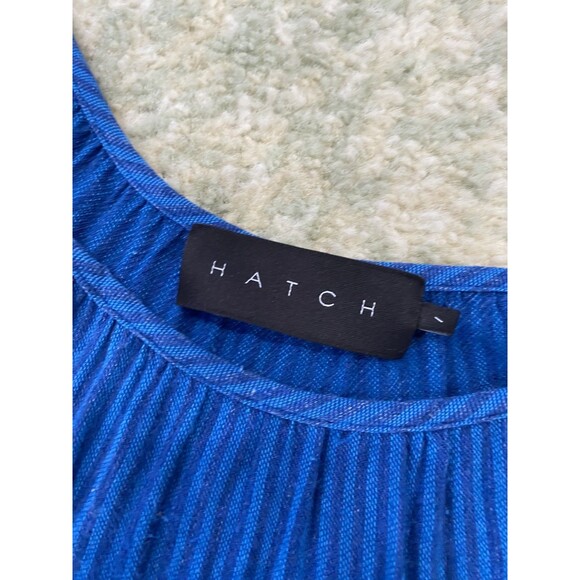 The Hatch Collection Sz 1 Eloise Tank Dress Maternity Blue Adjustable Strap P133 - Picture 6 of 7